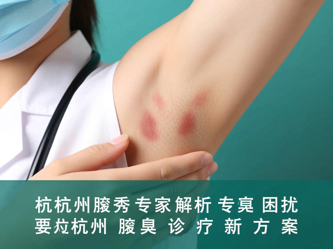 杭州腋秀专家解析，专业应对狐臭困扰，杭州腋臭诊疗新方案