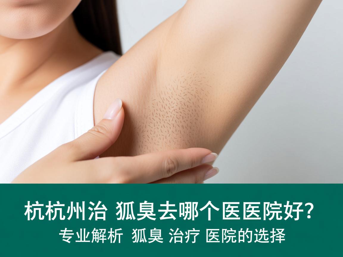 杭州治狐臭去哪个医院好？专业解析狐臭治疗医院的选择