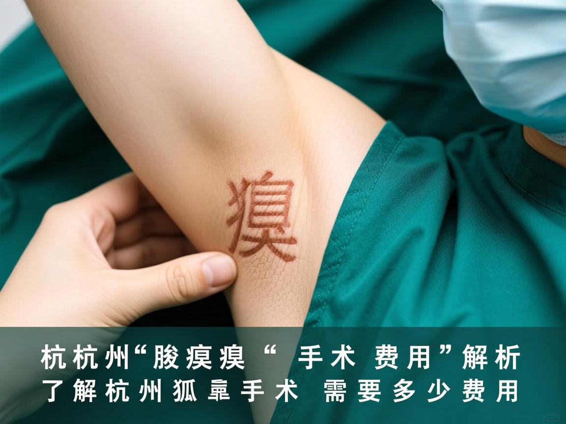 杭州腋臭手术费用解析，了解杭州狐臭手术需要多少费用
