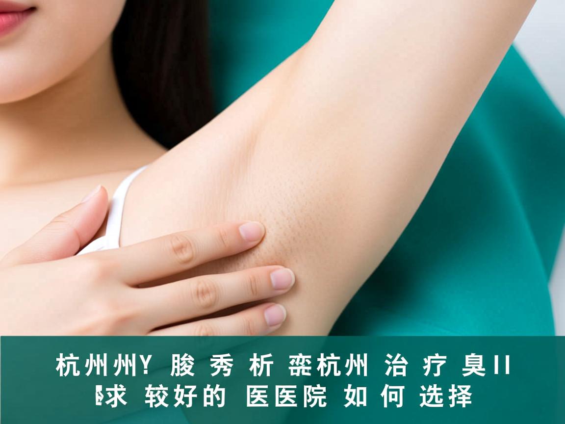 杭州腋秀解析，杭州治疗腋臭较好的医院如何选择