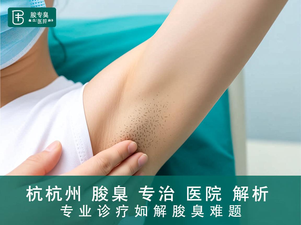 杭州腋臭专治医院解析，专业诊疗如何解决腋臭难题