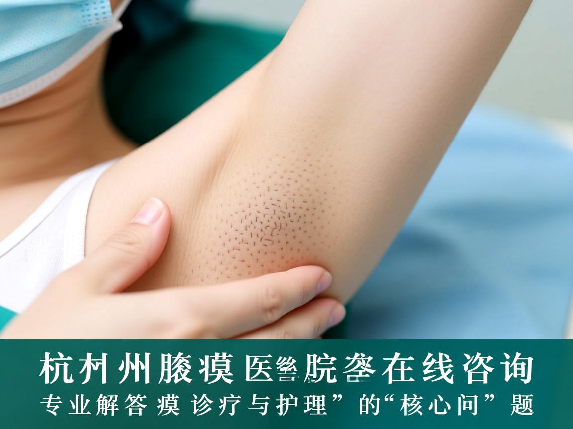 杭州腋臭医院在线咨询，专业解答腋臭诊疗与护理的核心问题