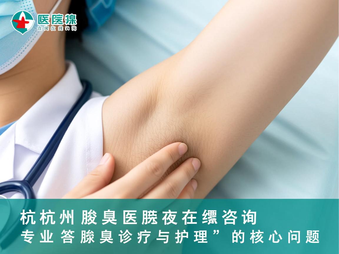 杭州腋臭医院在线咨询，专业解答腋臭诊疗与护理的核心问题