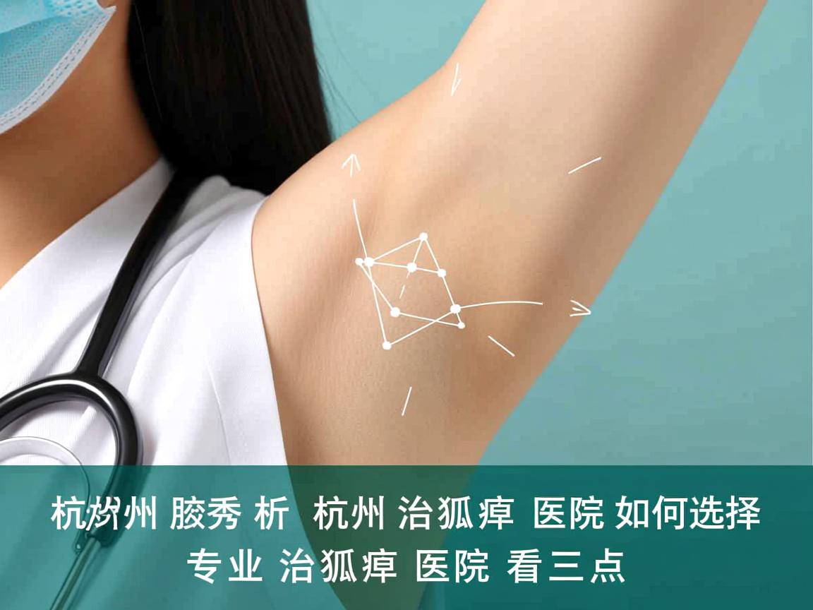 杭州腋秀解析，杭州治狐臭医院如何选择，专业治狐臭医院看三点