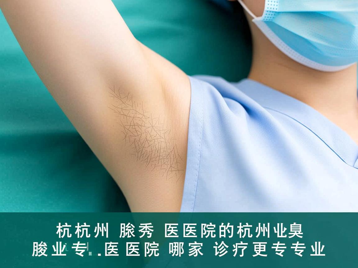 杭州腋秀医院解析，杭州专业腋臭医院哪家诊疗更专业