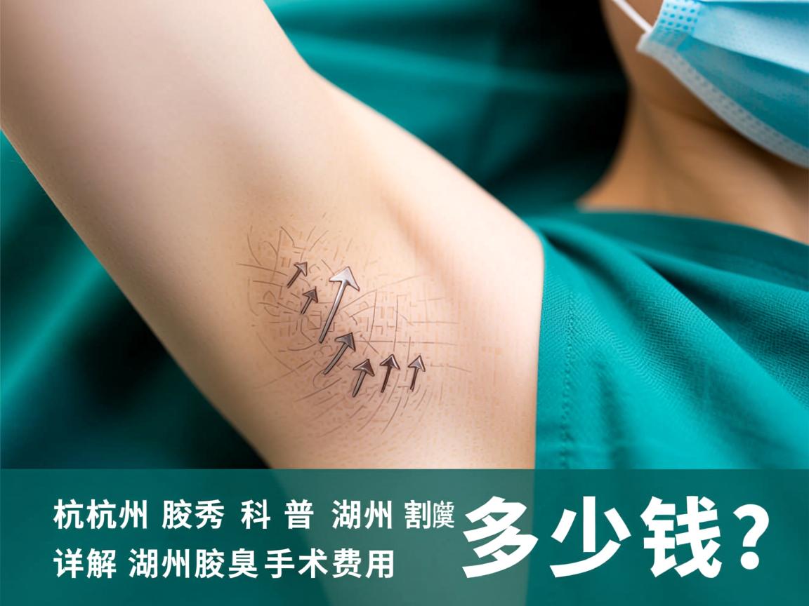 杭州腋秀科普，在湖州割腋臭多少钱？详解湖州腋臭手术费用