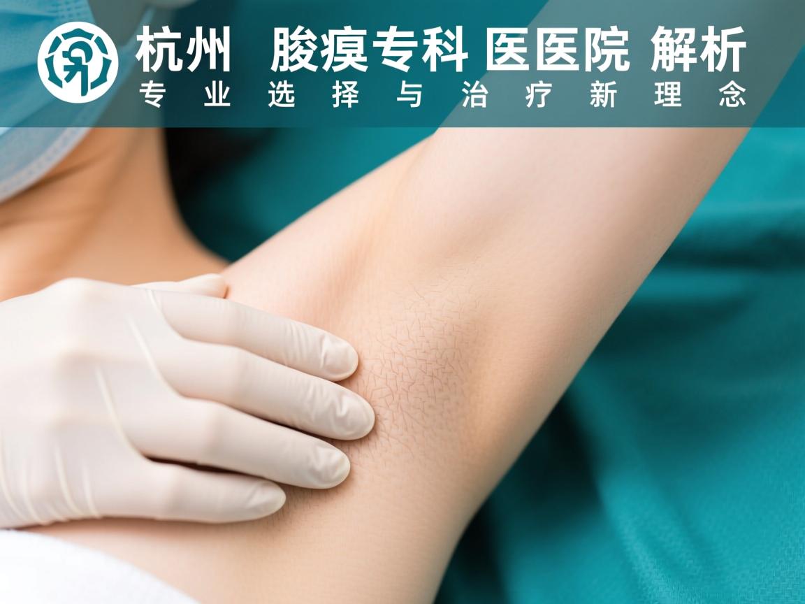 杭州腋臭专科医院解析，专业选择与腋臭治疗新理念