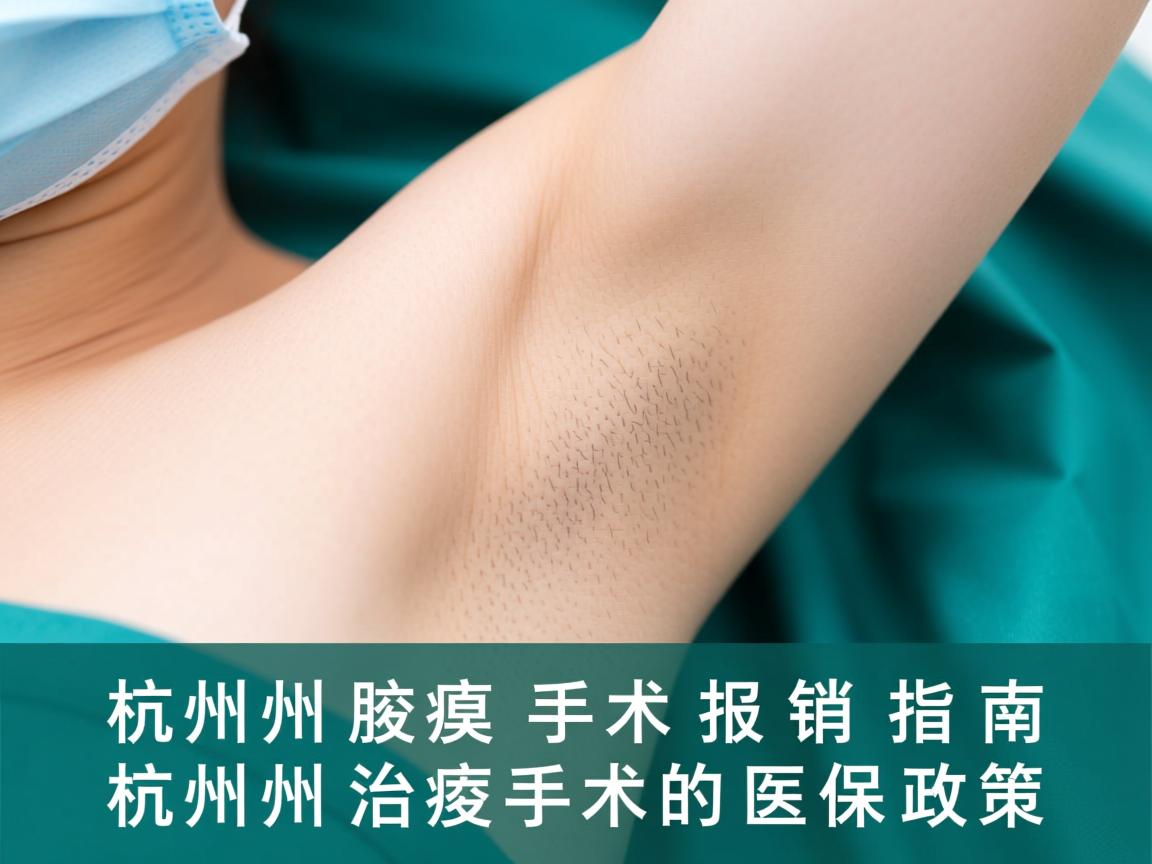 杭州腋臭手术报销指南，详解杭州治腋臭手术的医保政策