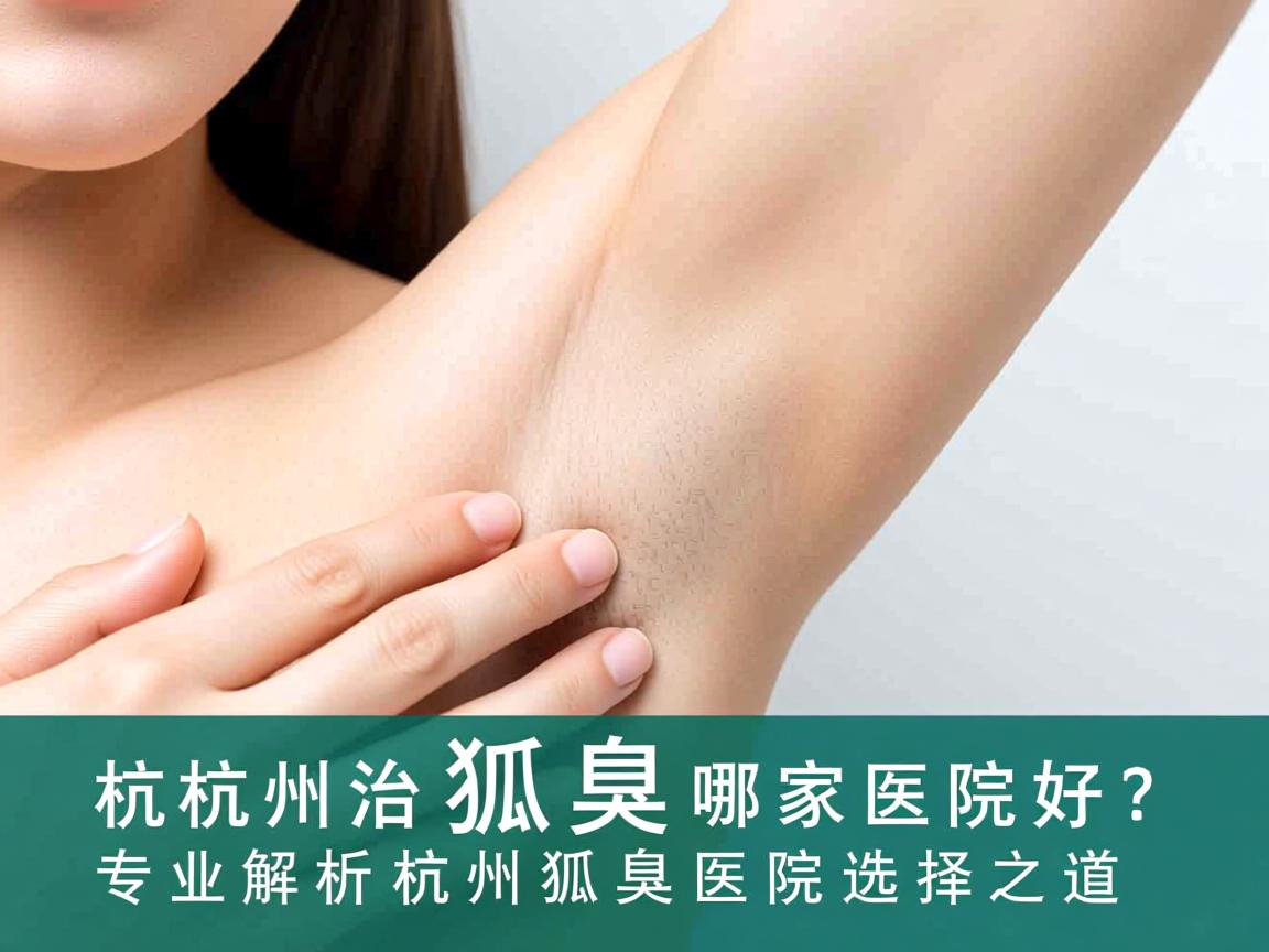 杭州治狐臭哪家医院好？专业解析杭州狐臭医院选择之道