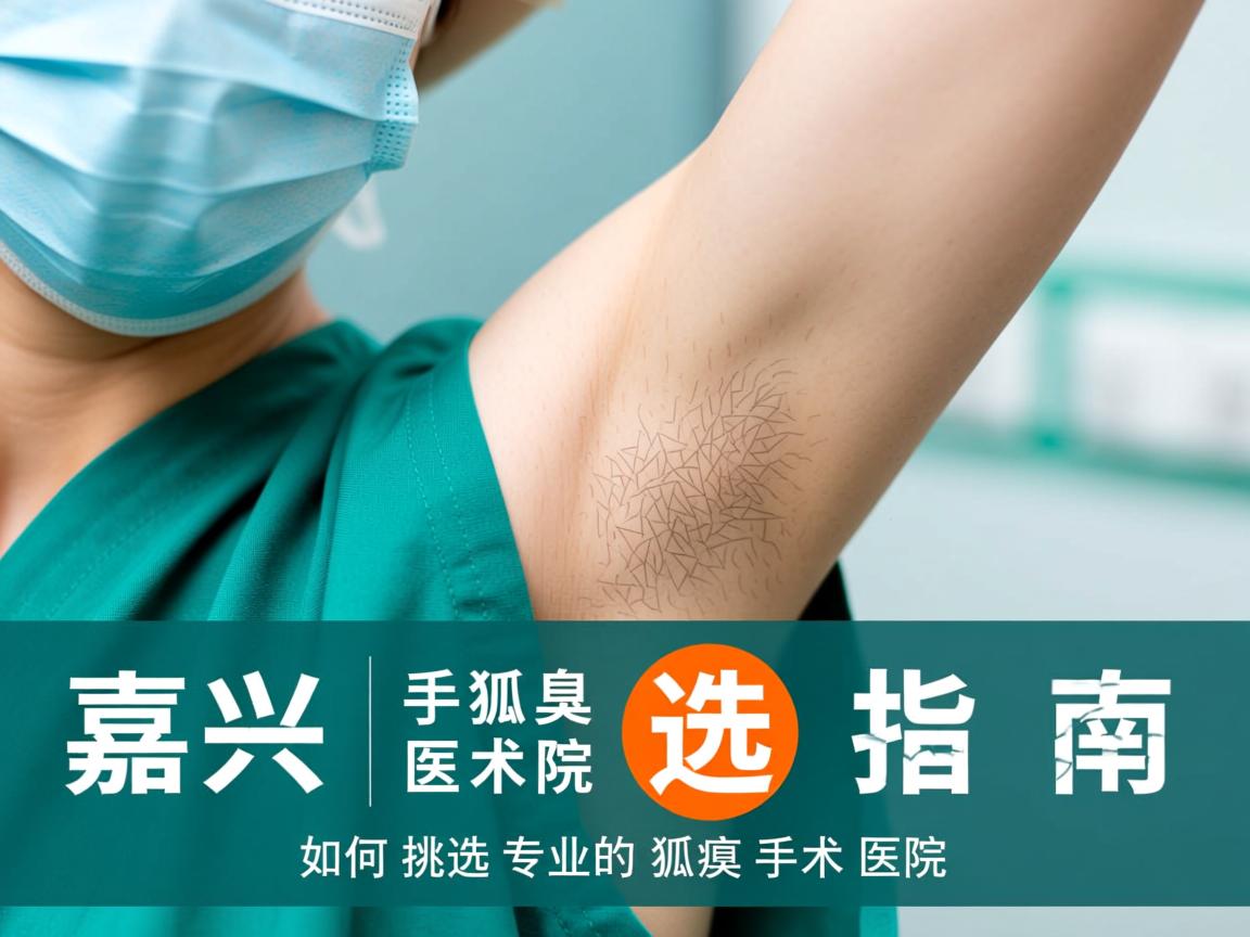 嘉兴狐臭手术医院选择指南，如何挑选专业的狐臭手术医院
