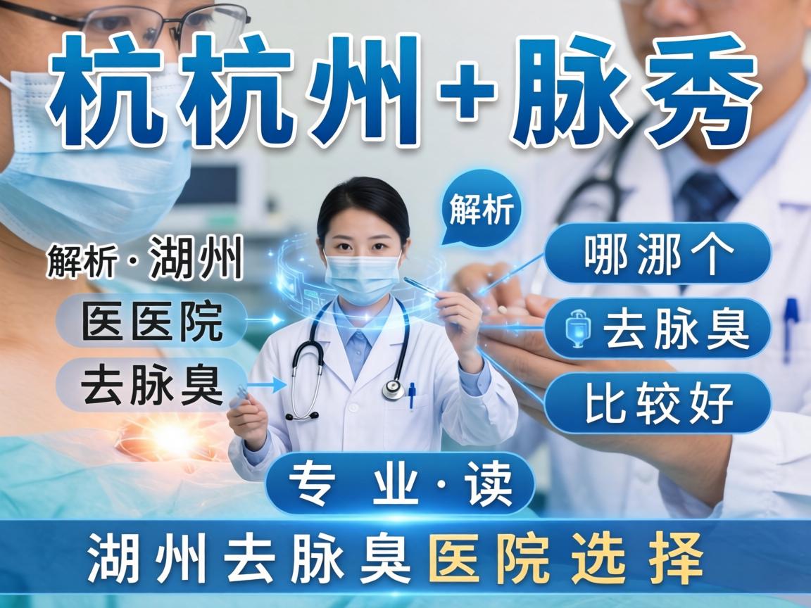 杭州腋秀解析，湖州哪个医院去腋臭比较好，专业解读湖州去腋臭医院选择