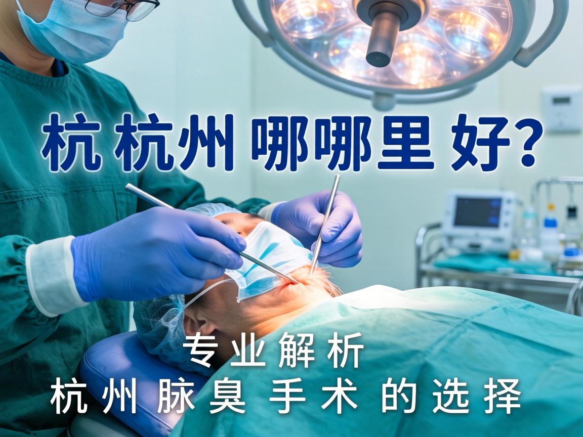 杭州腋臭手术哪里好？专业解析杭州腋臭手术的选择