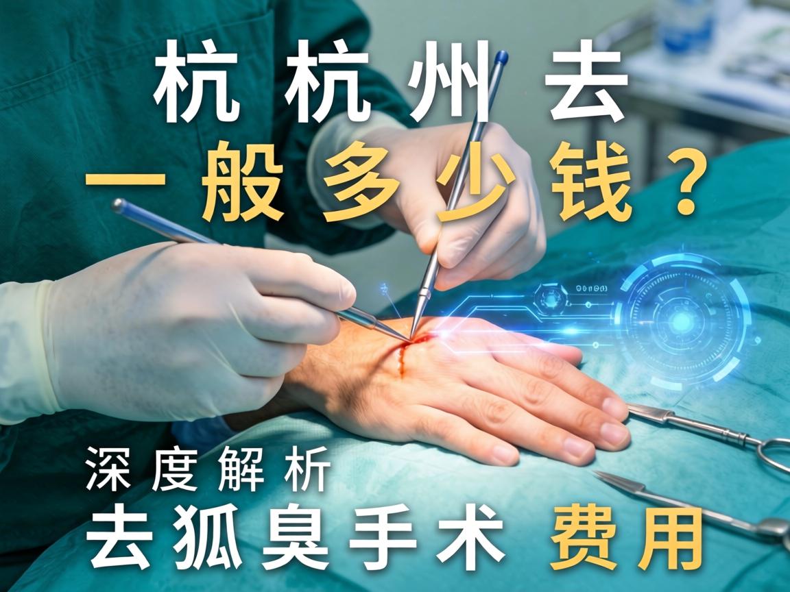 杭州去狐臭手术一般多少钱？深度解析去狐臭手术费用