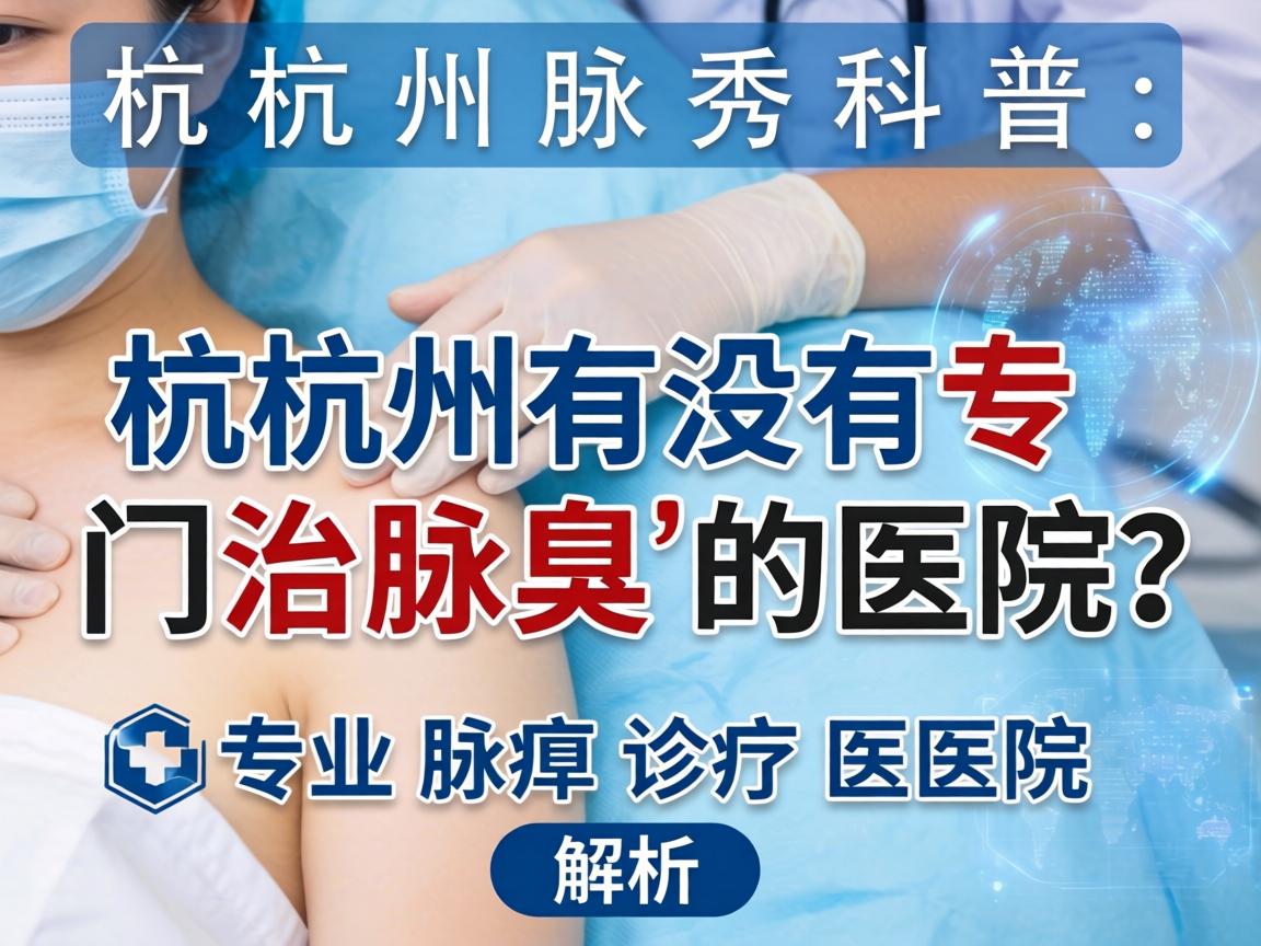 杭州腋秀科普，杭州有没有专门治腋臭的医院？专业腋臭诊疗医院解析