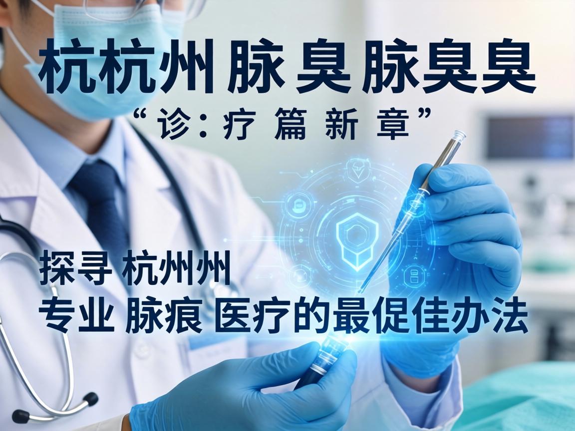 杭州腋臭诊疗新篇章，探寻杭州专业腋臭医疗的最佳办法