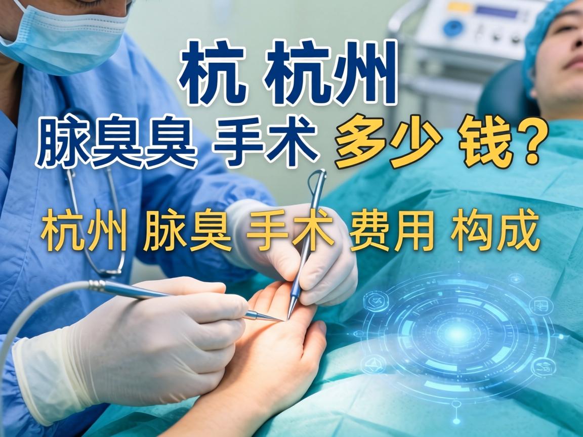 杭州腋臭手术多少钱？详解杭州腋臭手术费用构成