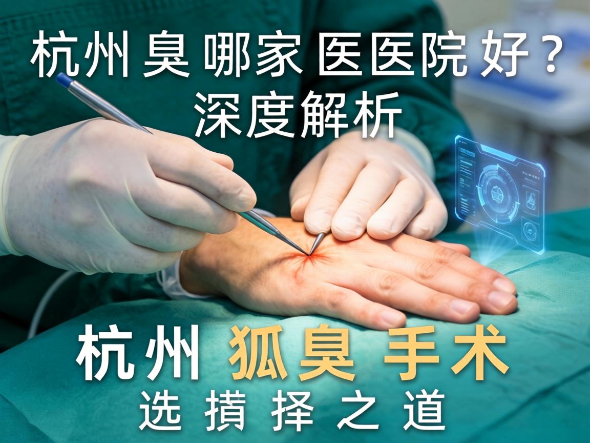 杭州狐臭手术哪家医院好？深度解析杭州狐臭手术选择之道