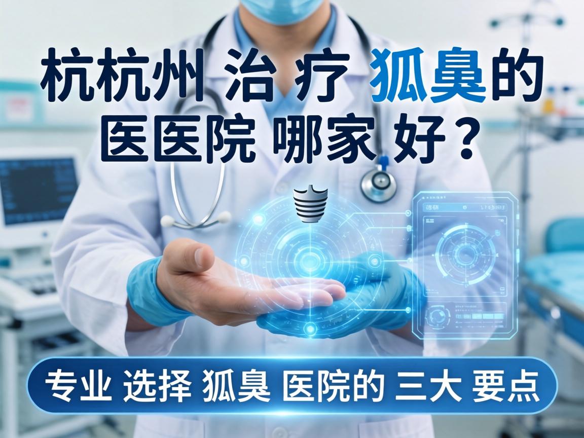 杭州治疗狐臭的医院哪家好？专业选择狐臭医院的三大要点