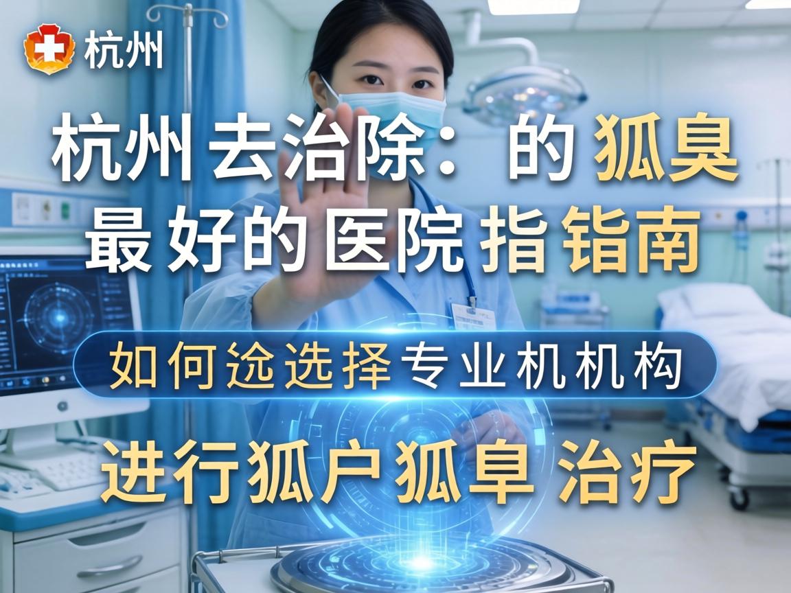杭州去除狐臭最好的医院指南，如何选择专业机构进行狐臭治疗