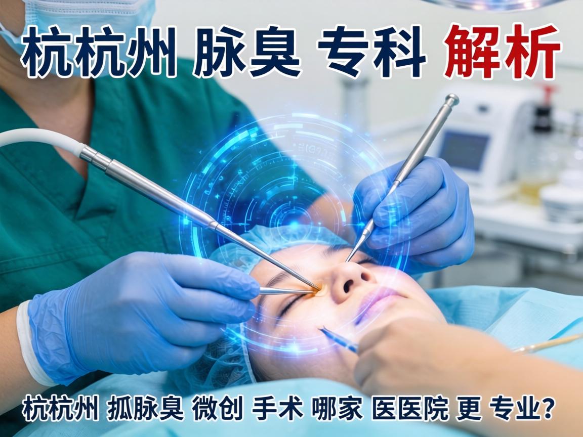 杭州腋臭专科解析，杭州狐臭微创手术哪家医院更专业？