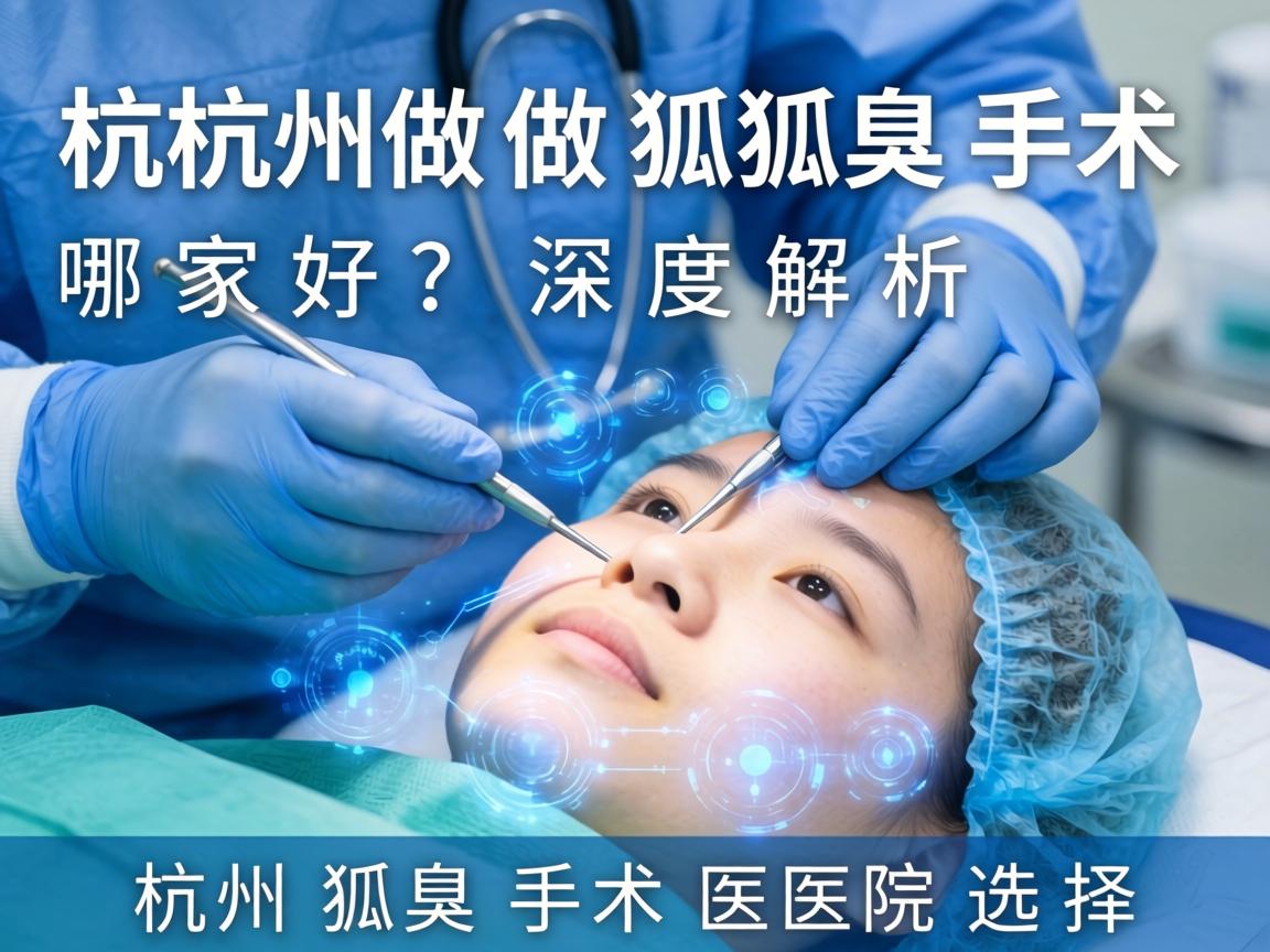 杭州做狐臭手术哪家好？深度解析杭州狐臭手术医院选择