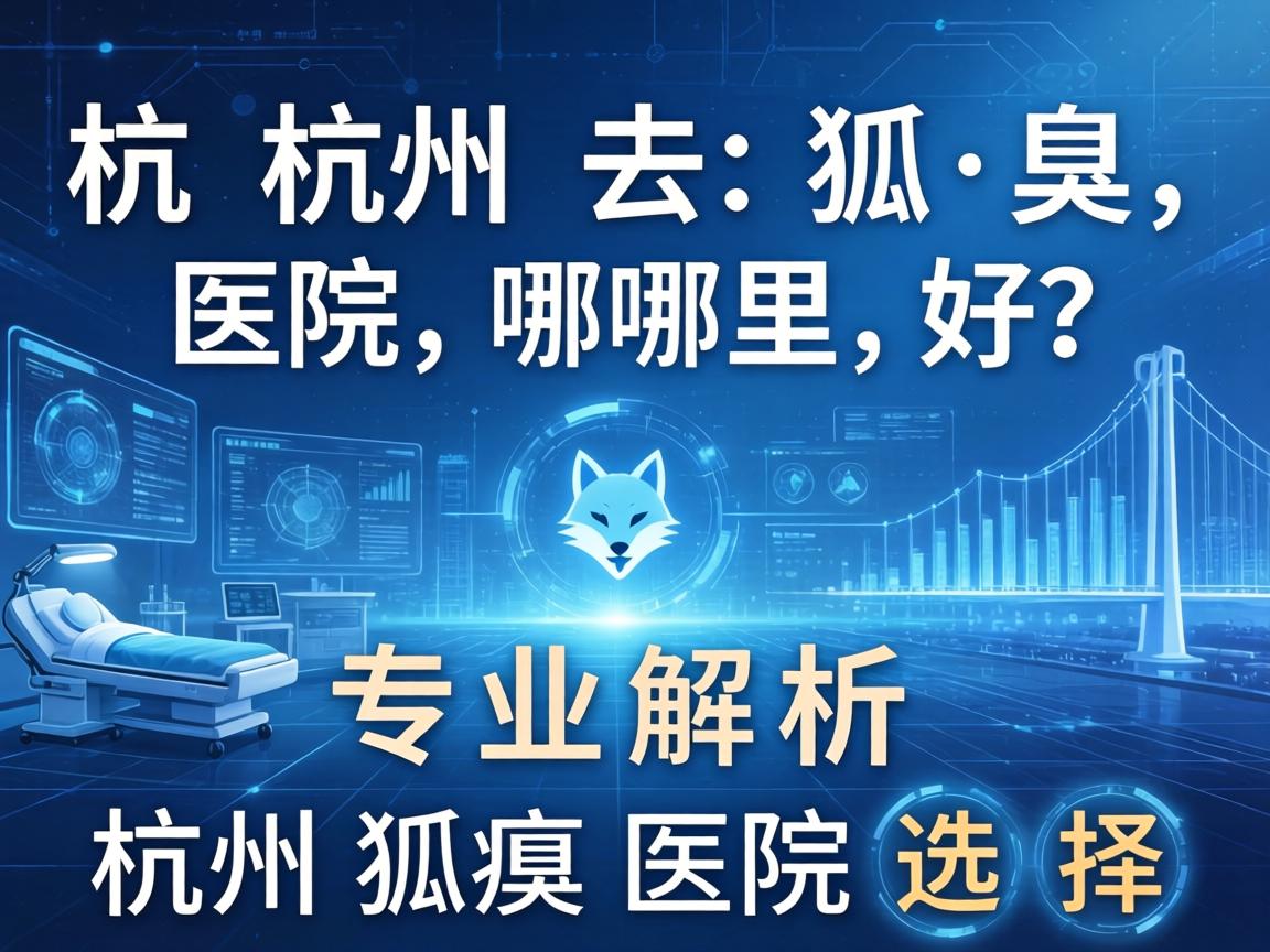 杭州去狐臭医院哪里好？专业解析杭州狐臭医院选择