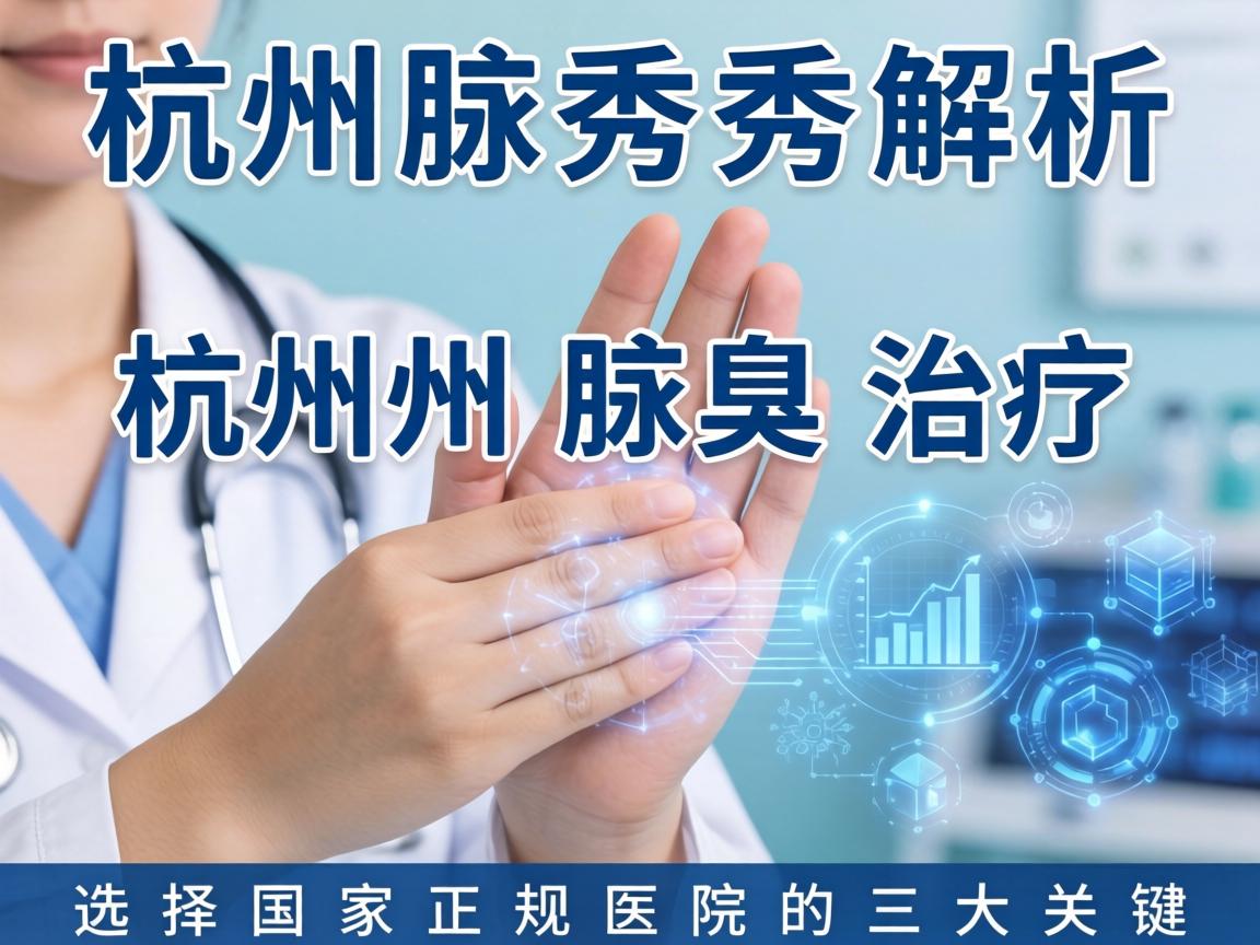 杭州腋秀解析，杭州腋臭治疗，选择国家正规医院的三大关键