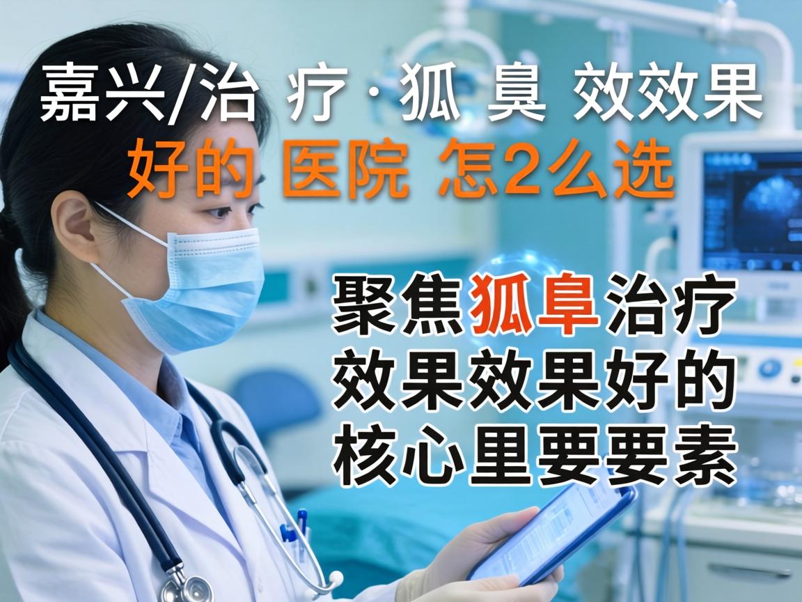 嘉兴治疗狐臭效果好的医院怎么选？聚焦狐臭治疗效果好的核心要素