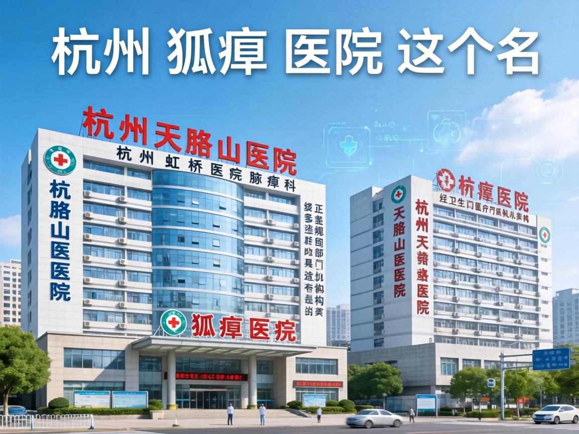 杭州的多家医院中，杭州狐臭医院这个名称通常指的是杭州天目山医院腋臭科或杭州虹桥医院腋臭科等专科机构。这些医院大多是经卫生部门批准的正规医疗机构，具有合法的执业资质