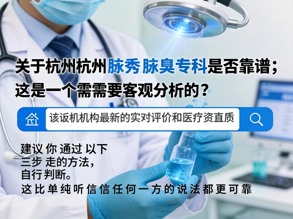 关于杭州腋秀腋臭专科是否靠谱，这是一个需要客观分析的问题。由于我无法直接查询该机构最新的实时评价和医疗资质，建议你通过以下三步走的方法自行判断，这比单纯听信任何一方的说法都更可靠