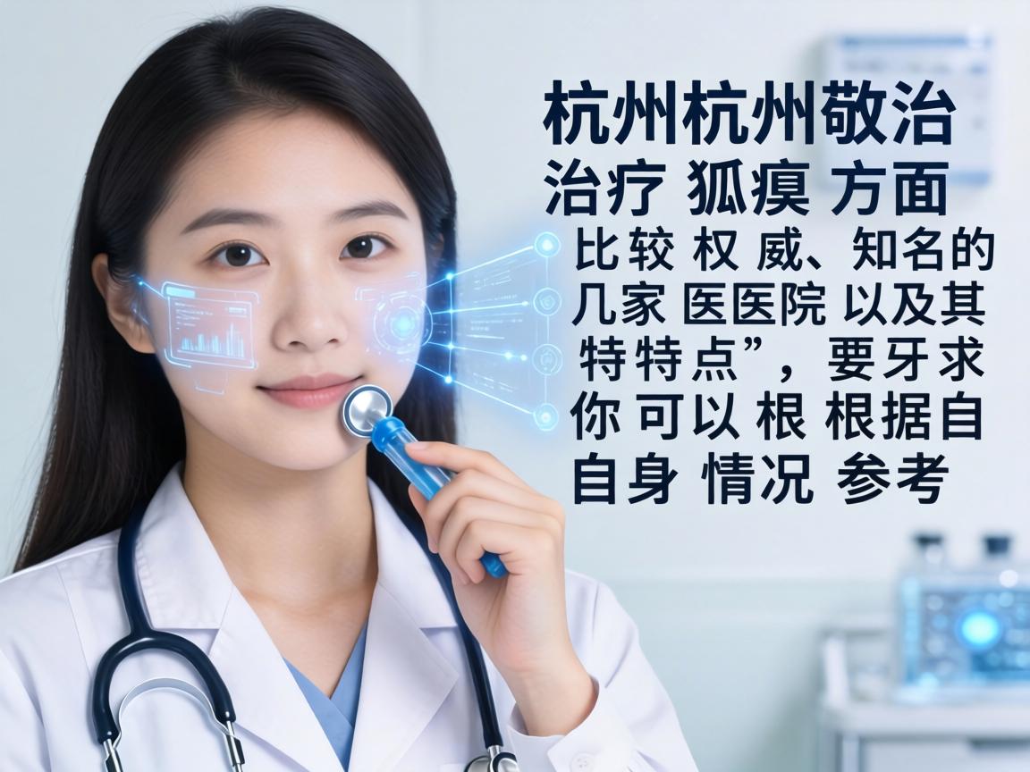 以下是杭州在治疗狐臭方面比较权威、知名的几家医院及其特点，你可以根据自身情况参考