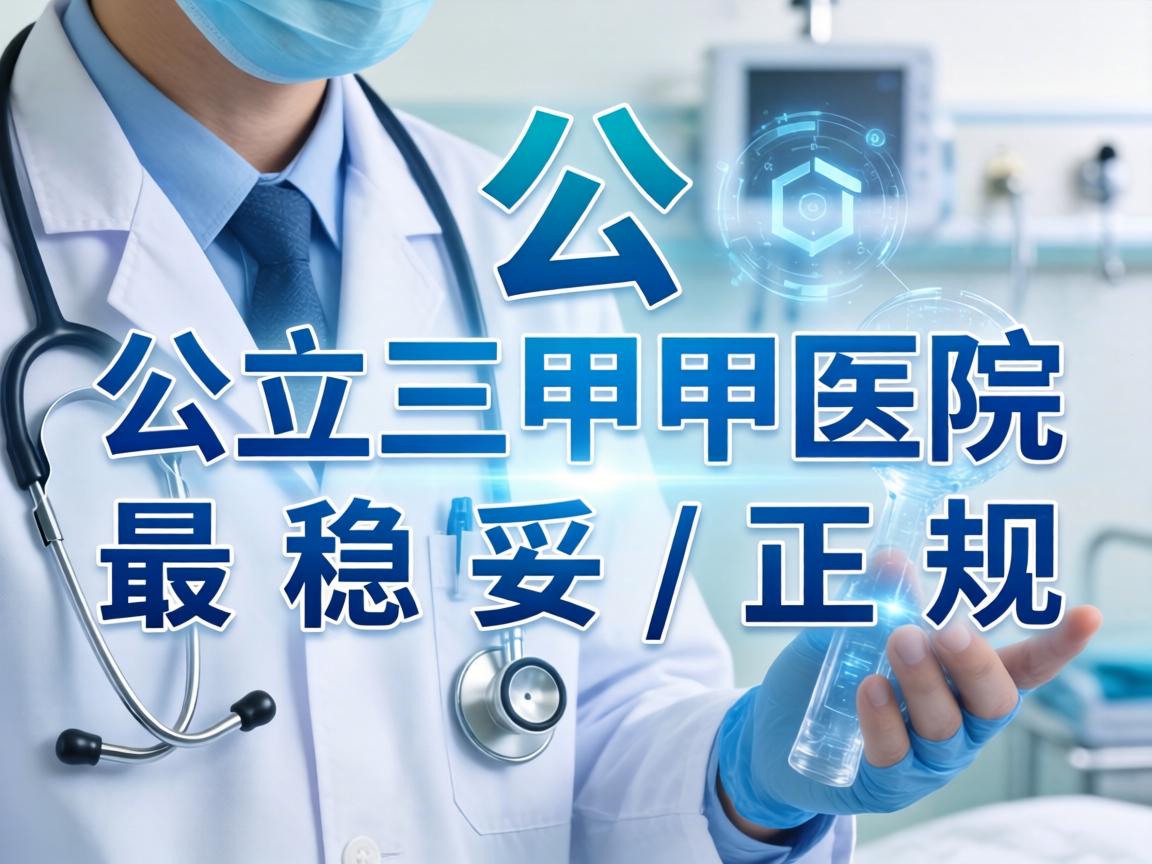 公立三甲医院（最稳妥、正规）
