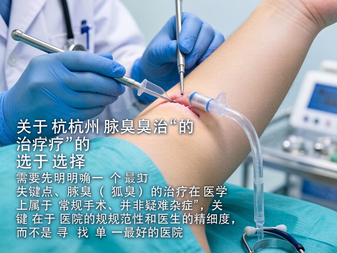 关于杭州腋臭治疗的选择，需要先明确一个关键点，腋臭（狐臭）的治疗在医学上属于常规手术，并非疑难杂症，关键在于医院的规范性和医生的精细度，而不是寻找单一最好的医院
