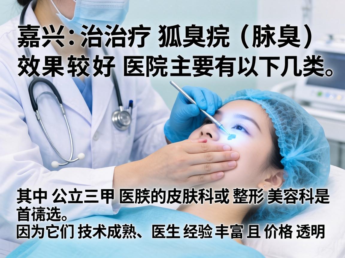 在嘉兴，治疗狐臭（腋臭）效果较好的医院主要有以下几类，其中公立三甲医院的皮肤科或整形美容科是首选，因为它们技术成熟、医生经验丰富且价格透明