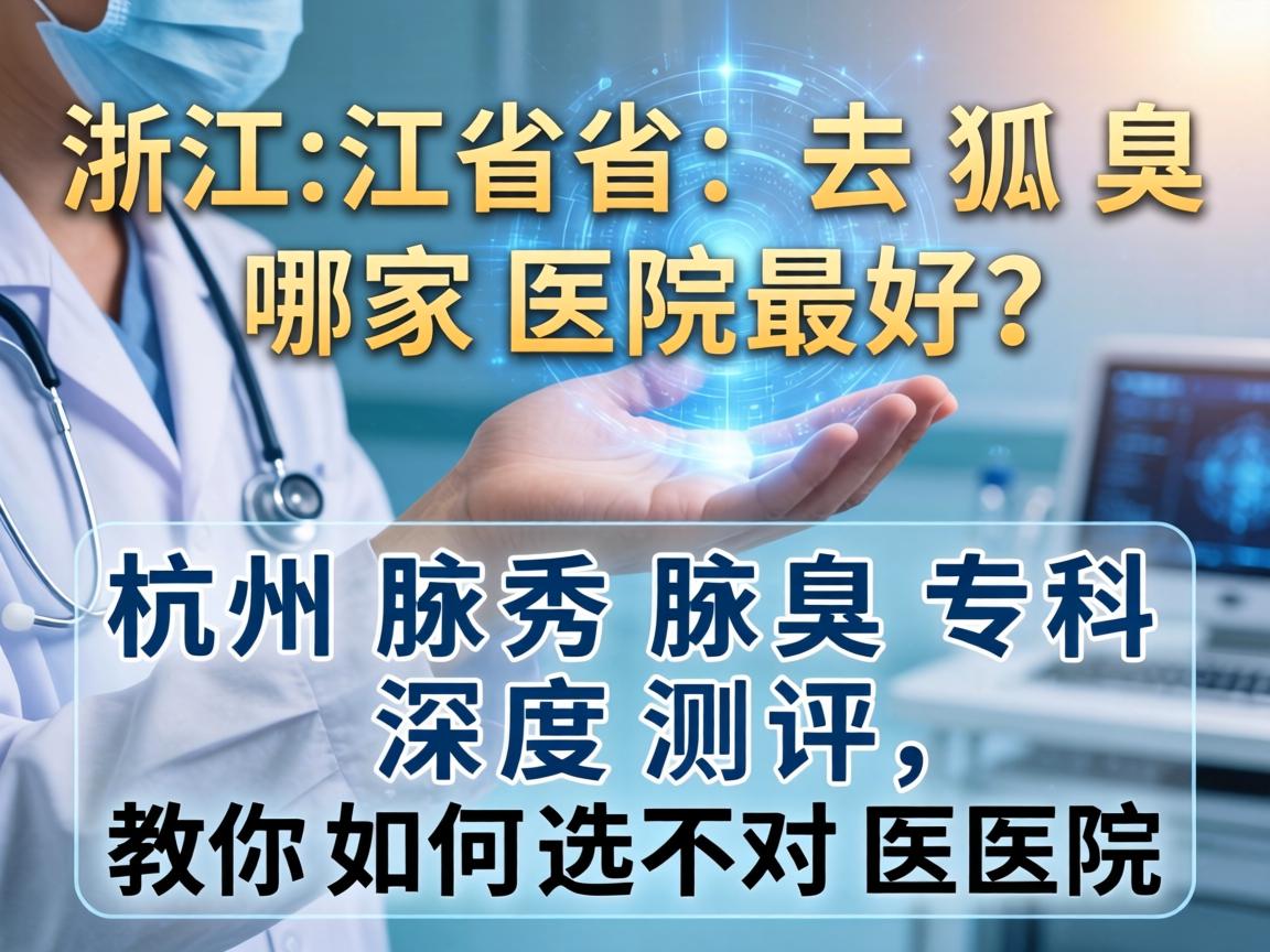 浙江省去狐臭哪家医院最好？杭州腋秀腋臭专科深度测评，教你如何选对医院