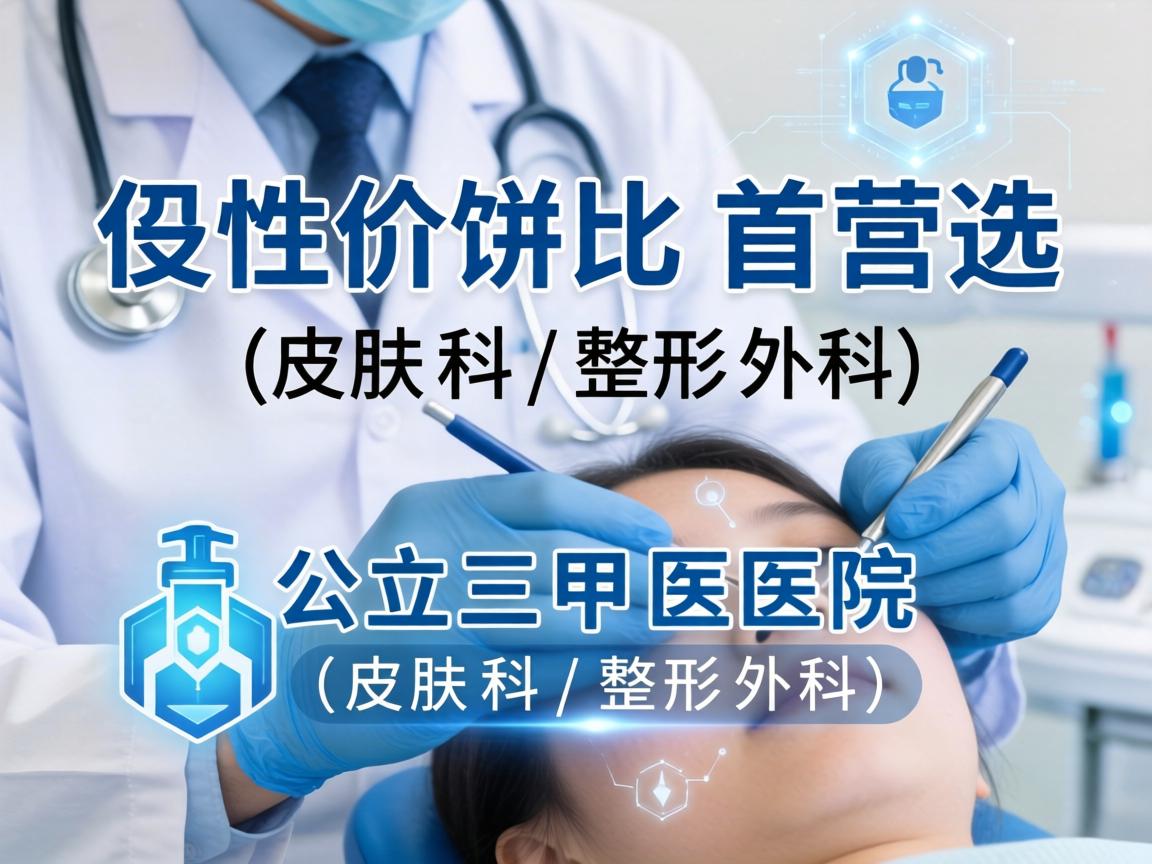 性价比首选，公立三甲医院（皮肤科/整形外科）