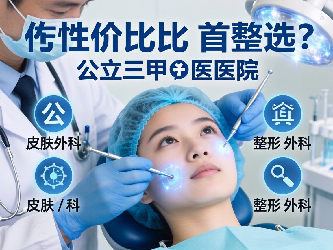 性价比首选，公立三甲医院（皮肤科/整形外科）