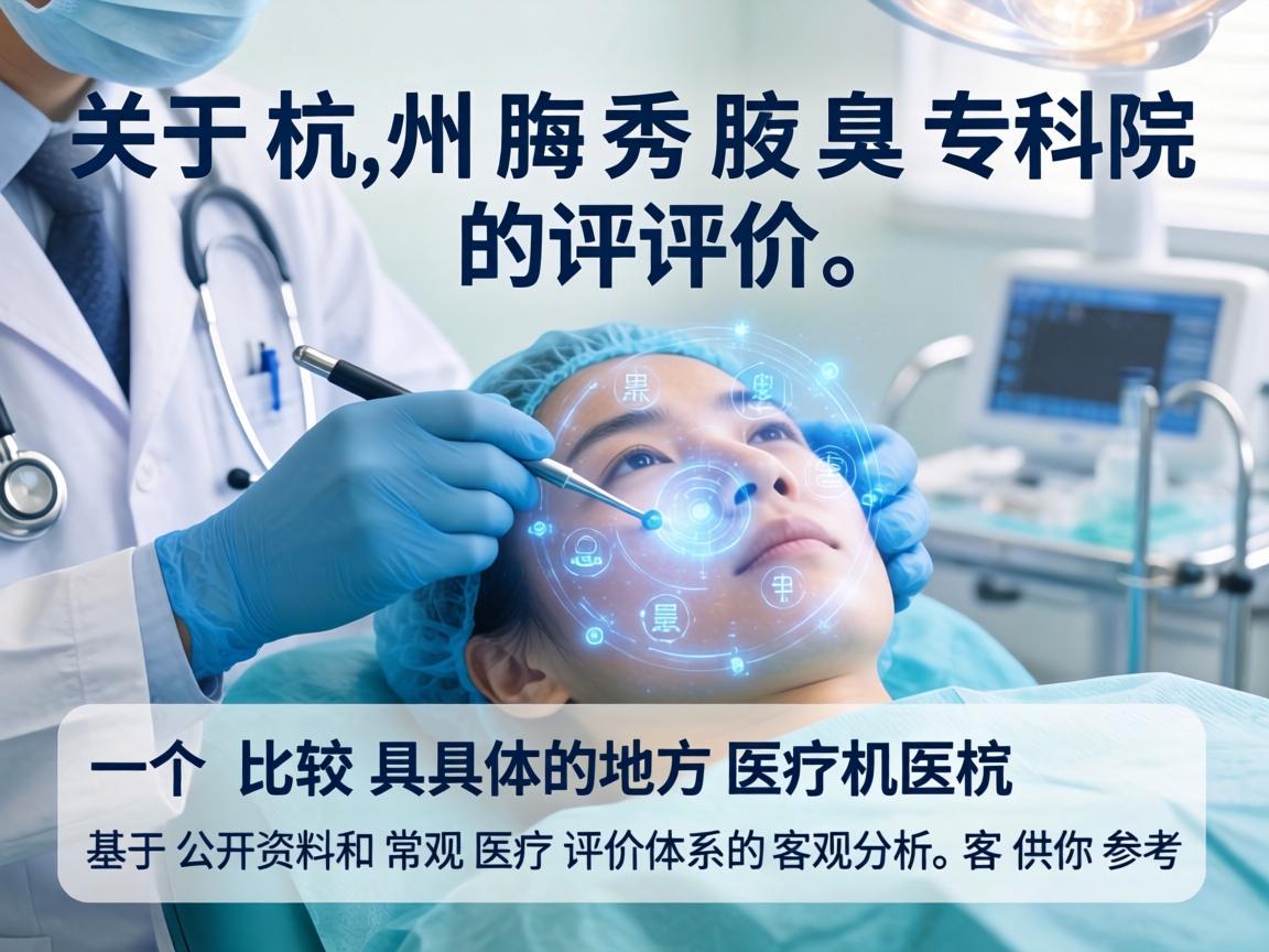 关于杭州腋秀腋臭专科的评价，这是一个比较具体的地方医疗机构。由于我无法实时获取最新、最全面的患者口碑或进行实地考察，以下信息是基于公开资料和常见医疗评价体系的客观分析，供你参考