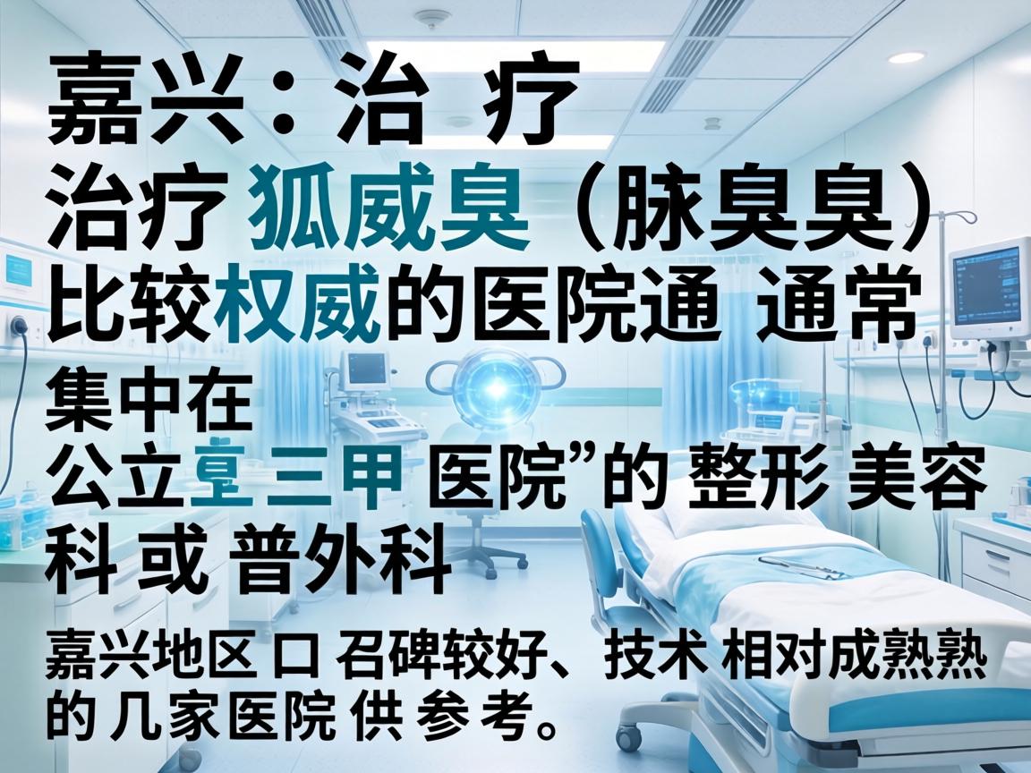 在嘉兴，治疗狐臭（腋臭）比较权威的医院通常集中在公立三甲医院的整形美容科或普外科。以下是嘉兴地区口碑较好、技术相对成熟的几家医院供参考