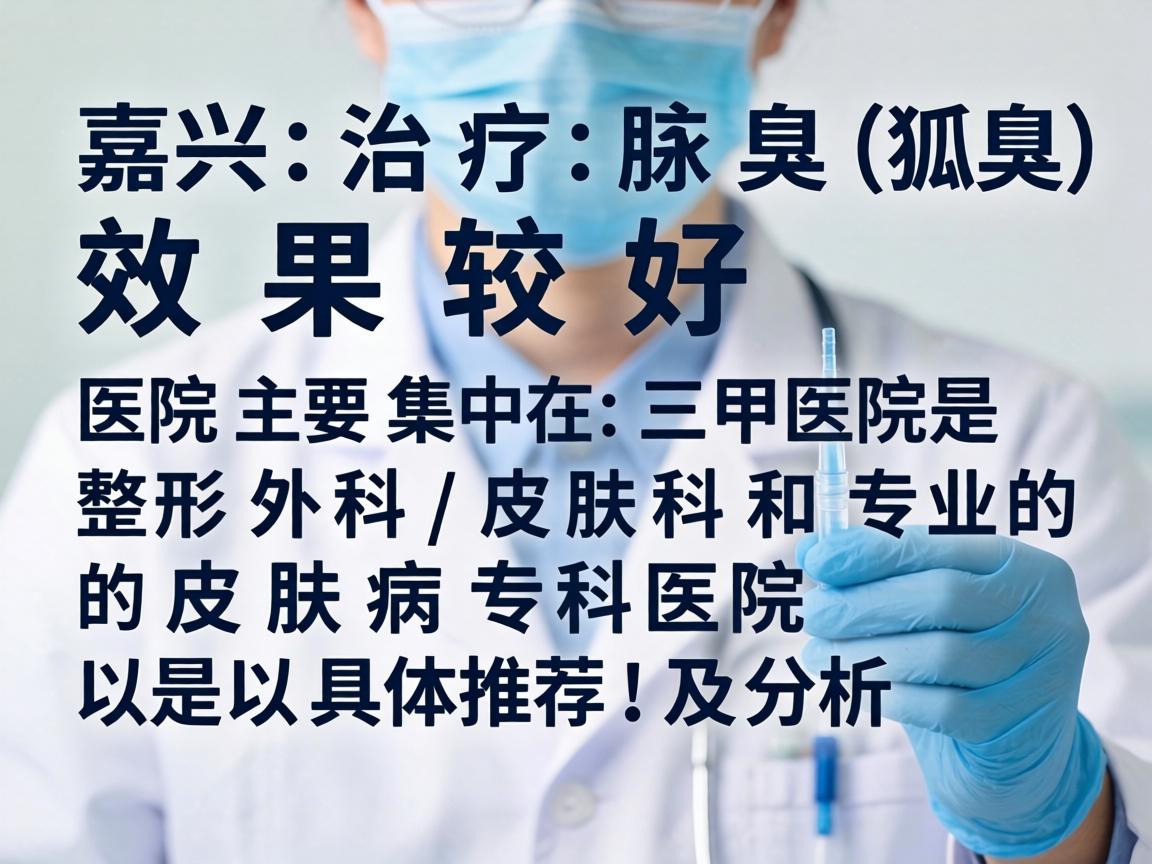 在嘉兴，治疗狐臭（腋臭）效果较好的医院主要集中在三甲医院的整形外科/皮肤科和专业的皮肤病专科医院。以下是具体推荐及分析