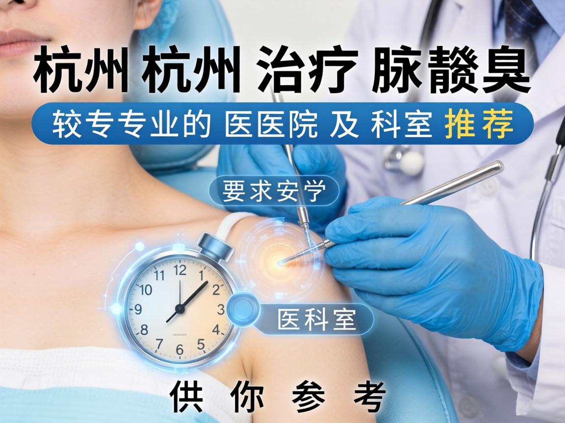 以下是杭州治疗腋臭较专业的医院及科室推荐，供你参考