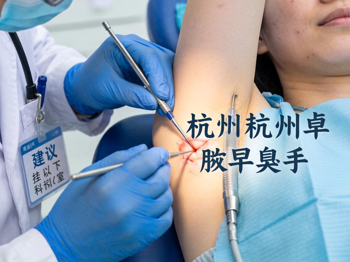 在杭州做腋臭手术，建议挂以下科室