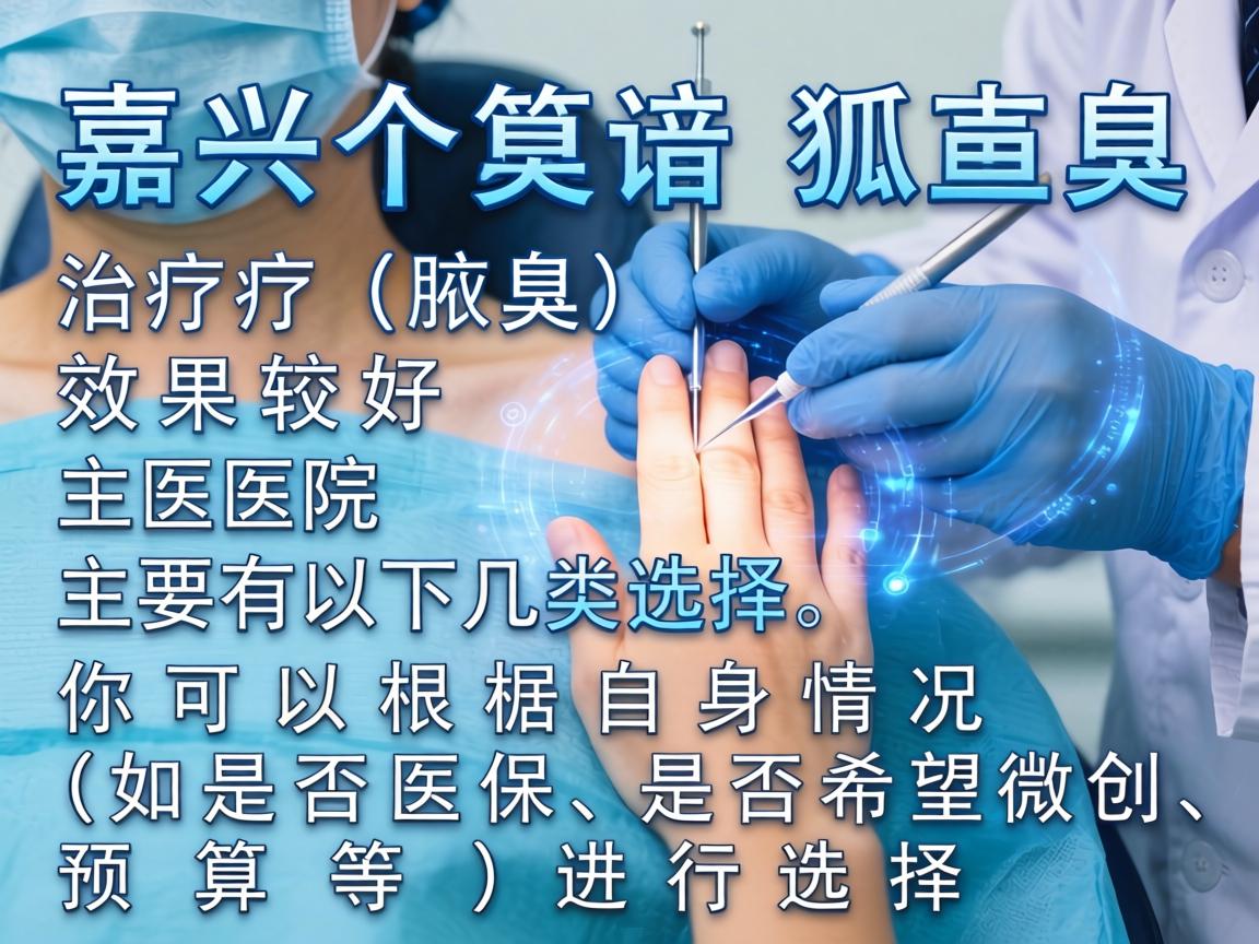 在嘉兴，治疗狐臭（腋臭）效果较好的医院主要有以下几类选择，你可以根据自身情况（如是否医保、是否希望微创、预算等）进行选择