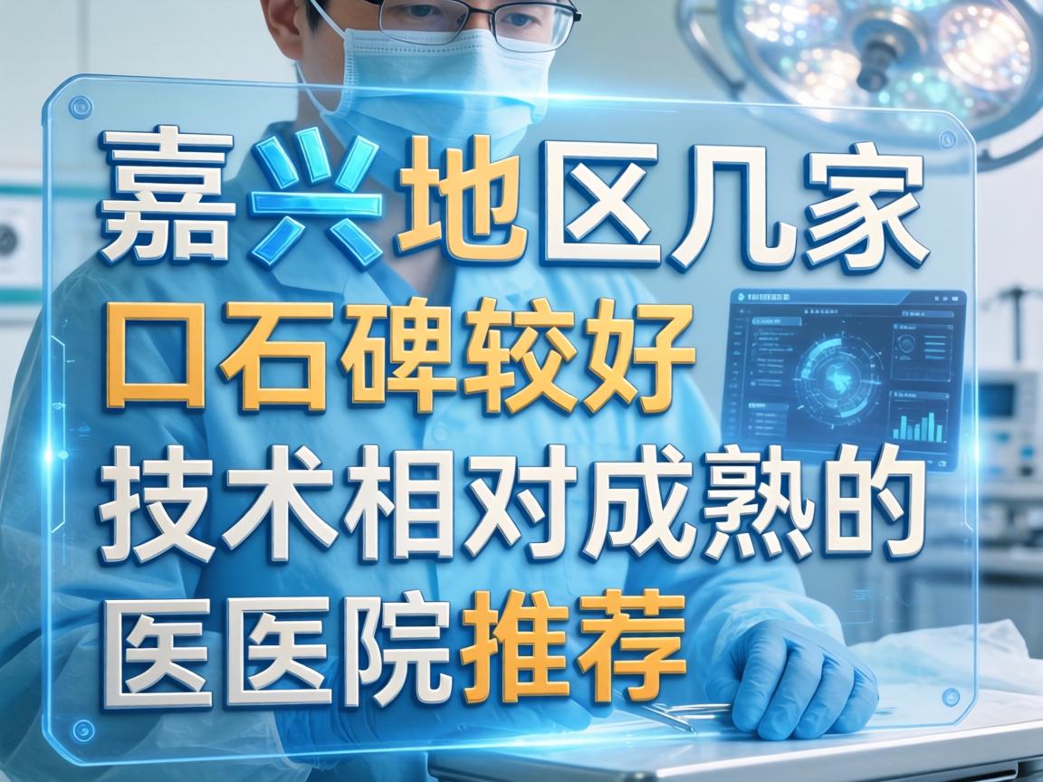 以下是嘉兴地区几家口碑较好、技术相对成熟的医院推荐