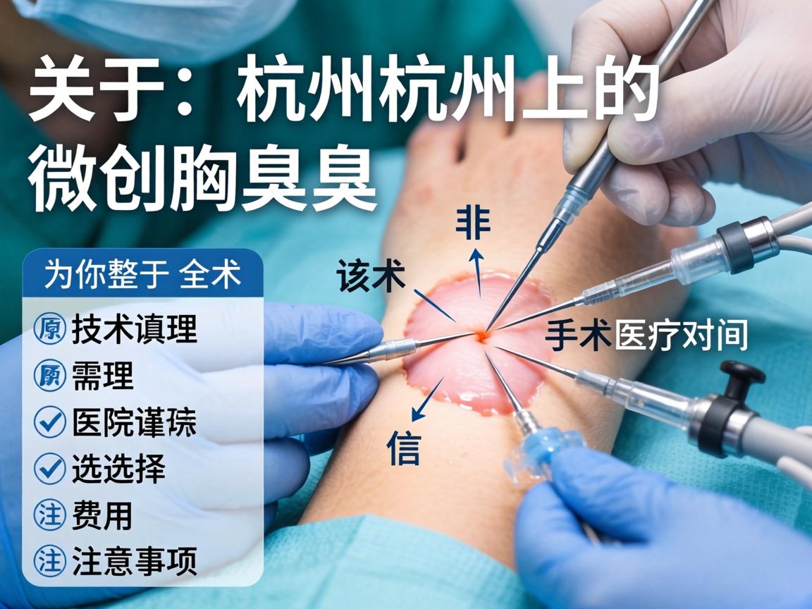 关于杭州的腋臭微创手术，这是一个非常具体且需要谨慎对待的医疗问题。以下是为你整理的关于该手术的全面信息，涵盖技术原理、医院选择、费用和注意事项