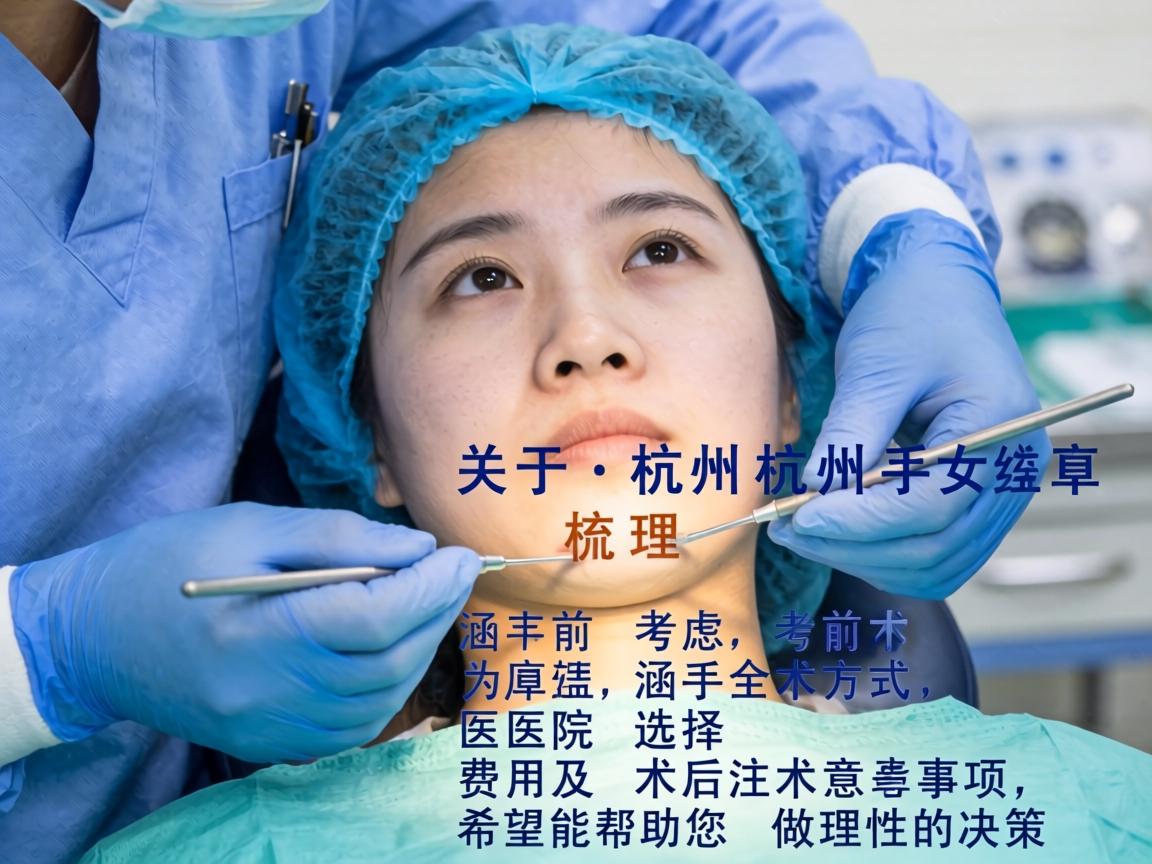 关于杭州女性进行狐臭手术的相关信息，这里为您做一个较为全面的梳理，涵盖术前考虑、手术方式、医院选择、费用及术后注意事项，希望能帮助您做出理性的决策