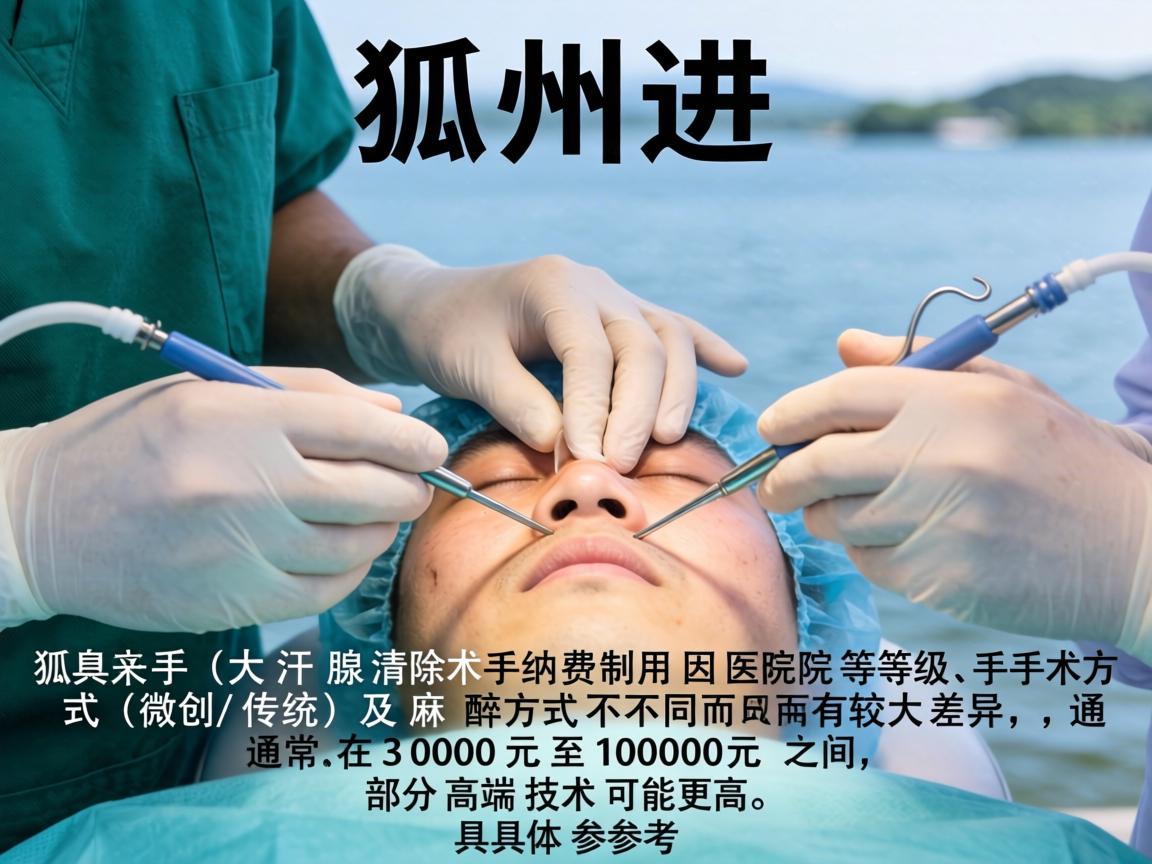 在湖州进行狐臭手术（大汗腺清除术）的费用因医院等级、手术方式（微创/传统）及麻醉方式不同而有较大差异，通常在 3000元至10000元 之间，部分高端技术可能更高。以下是具体参考