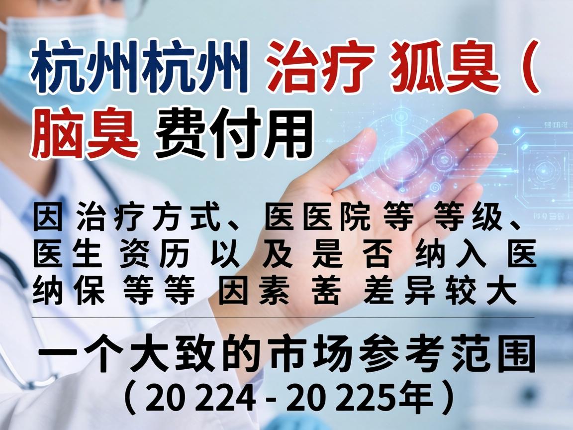 在杭州，治疗狐臭（腋臭）的费用因治疗方式、医院等级、医生资历以及是否纳入医保等因素差异较大。以下是一个大致的市场参考范围（2024-2025年）