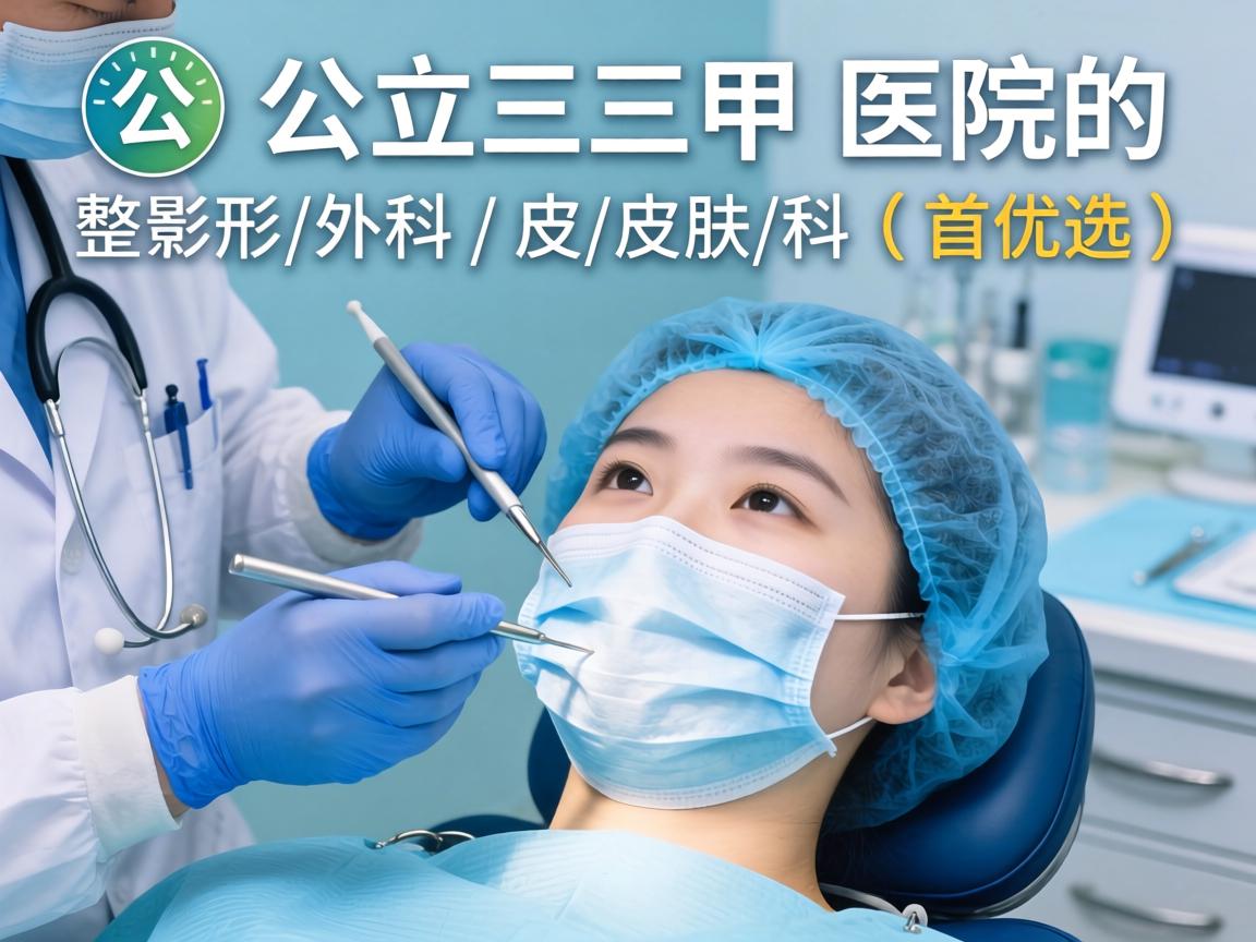 公立三甲医院的整形外科/皮肤科（首选）