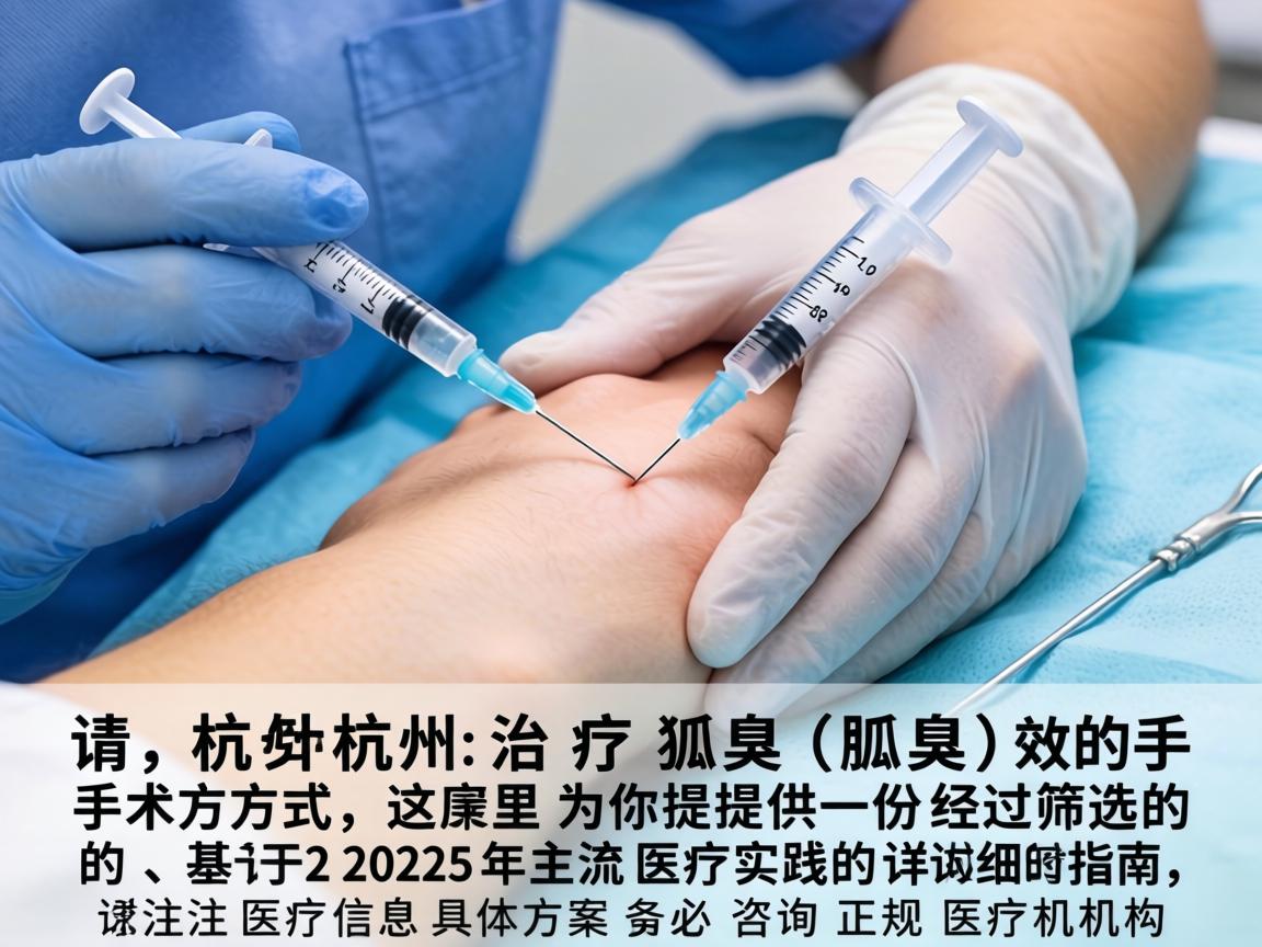 针对杭州治疗狐臭（腋臭）的手术方式，这里为你提供一份经过筛选的、基于2025年主流医疗实践的详细指南。请注意，医疗信息具有时效性，具体方案务必咨询正规医疗机构